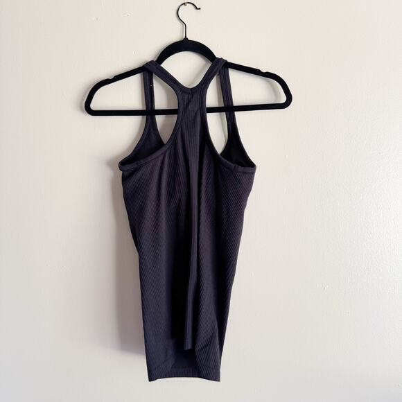 Lululemon Black Ebb to Street Ribbed Tank II Size 8 Workout Exercise Athletic - Picture 6 of 8